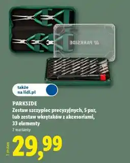 Lidl PARKSIDE Zestaw szczypiec precyzyjnych lub zestaw wkrętaków oferta