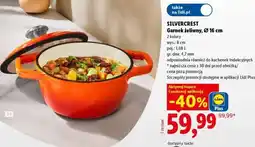 Lidl SILVERCREST Garnek żeliwny, Ø 16 cm oferta