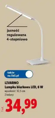 Lidl LIVARNO Lampka biurkowa LED, 6 W oferta