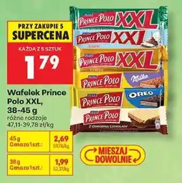 Biedronka Wafelek PRINCE POLO XXL oferta