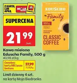 Biedronka Kawa mielona Eduscho Family, 500 g oferta
