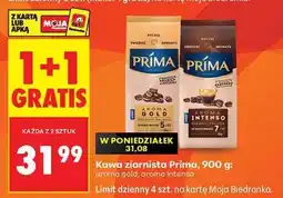 Biedronka Kawa ziarnista Prima 900 g oferta