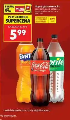 Biedronka Napój gazowany, 2 l oferta