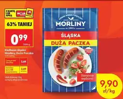 Biedronka Kiełbasa śląska Morliny Duża Paczka oferta