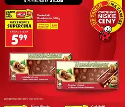 Biedronka CZEKOLADA NUSSBEISSER 100 G oferta
