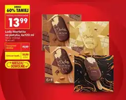 Biedronka Lody Marletto na patyku, 6x120 ml oferta