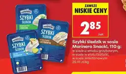Biedronka Szybki śledzik w sosie Marinero Snack, 110 g oferta