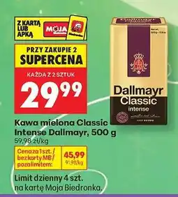 Biedronka Kawa mielona Classic Intense Dallmayr, 500 g oferta