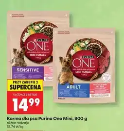 Biedronka Karma dla psa Purina One Mini 800 g oferta