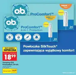 Biedronka Tampony O.B. Procomfort, 24 szt oferta