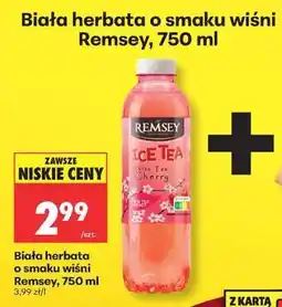 Biedronka Biała herbata o smaku wiśni Remsey, 750 ml oferta
