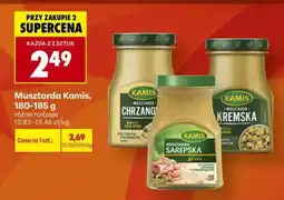 Biedronka Musztarda Kamis, 180-185 g oferta