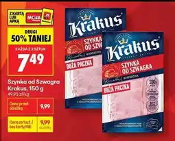 Biedronka Szynka od szwagra Krakus, 150 g oferta
