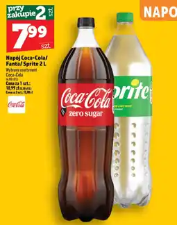 Topaz Napój Coca-Cola/Fanta/Sprite 2 L oferta