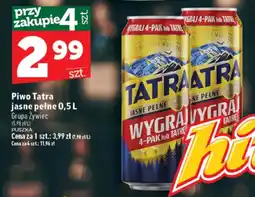 Topaz Piwo Tatra jasne pełne oferta