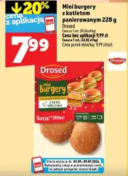 Topaz Mini Burgery z kotletem panierowanym Drosed oferta
