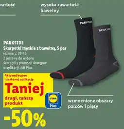 Lidl Skarpetki męskie z bawełną oferta