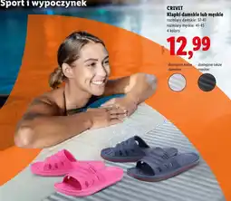 Lidl CRIVIT Klapki damskie lub męskie oferta