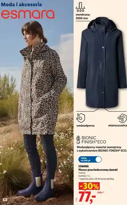 Lidl Esmara Płaszcz przeciwdeszczowy damski oferta
