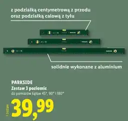 Lidl PARKSIDE Zestaw 3 poziomic oferta
