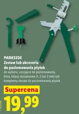 Lidl PARKSIDE Zestaw lub akcesoria do poziomowania płytek oferta
