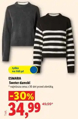 Lidl ESMARA Sweter damski oferta