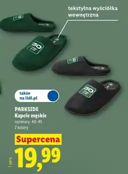 Lidl PARKSIDE Kapcie męskie oferta