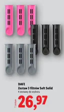 Lidl DAFI Zestaw 3 filtrów Soft Solid oferta