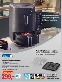 Lidl Silvercrest Dwustrefowa frytkownica air fryer oferta