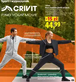 Lidl Crivit Bluza z kapturem damska lub męska oferta