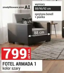 Merkury Market Fotel Armada 1 kolor szary oferta