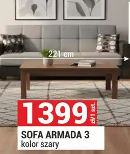 Merkury Market SOFA ARMADA 3 kolor szary oferta