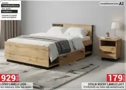 Merkury Market ŁÓŻKO LAMELO LA20 bez materaca, kolor dąb wotan oferta