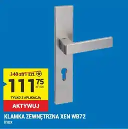 Merkury Market Klamka Zewnętrzna Xen WB72 inox oferta