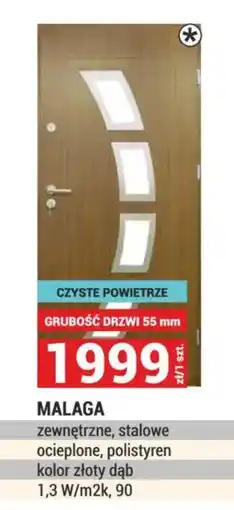Merkury Market DRZWI ZEWNĘTRZNE MALAGA oferta