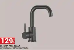 Merkury Market Bateria And Black umywalkowa, z obrotową wylewką oferta