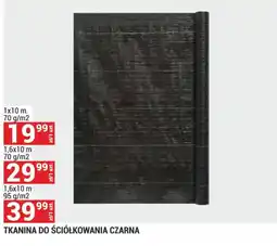 Merkury Market TKANINA DO ŚCIÓŁKOWANIA CZARNA oferta