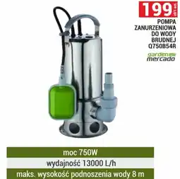 Merkury Market Pompa Zanurzeniowa Do Wody Brudnej Q750B54R oferta