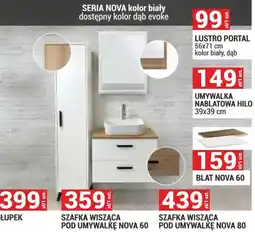Merkury Market SZAFKA WISZĄCA POD UMYWALKĘ NOVA 60 oferta