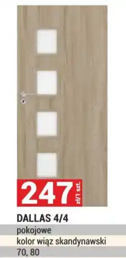 Merkury Market DALLAS 4/4 pokojobowe kolor wiąz skandynawski oferta