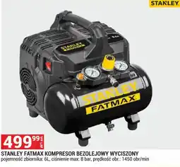 Merkury Market Stanley Fatmax Kompresor Bezolejowy Wyciszony oferta