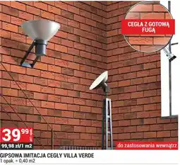 Merkury Market Gipsowa Imitacja Cegły Villa Verde oferta