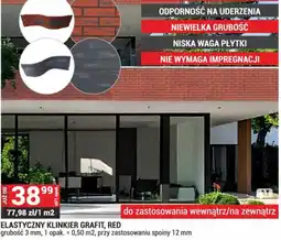 Merkury Market Elastyczny Klinkier Grafit, Red oferta