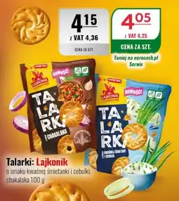 Eurocash Talarki Lajkonik o smaku kwaśnej śmietanki i cebulki, chakalaka oferta