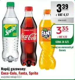 Eurocash Napój gazowany: Coca-Cola, Fanta, Sprite oferta