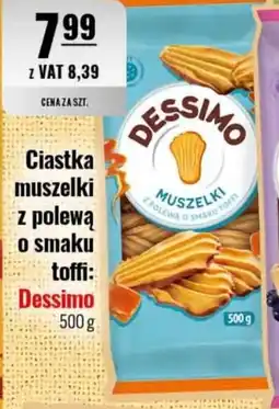 Eurocash Ciastka muszelki z polewą o smaku toffi: Dessimo oferta