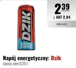 Eurocash Napój energetyczny: Dzik classic zero oferta
