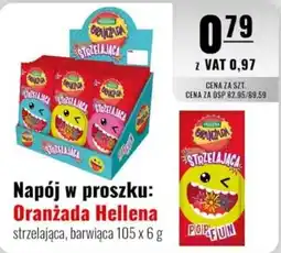 Eurocash Napój w proszku: Oranżada Hellena strzelająca, barwiąca oferta