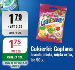 Eurocash Cukierki: Goplana brando, mięta, mięta extra, ice oferta