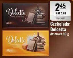 Eurocash Czekolada deserowa Dolcetta oferta